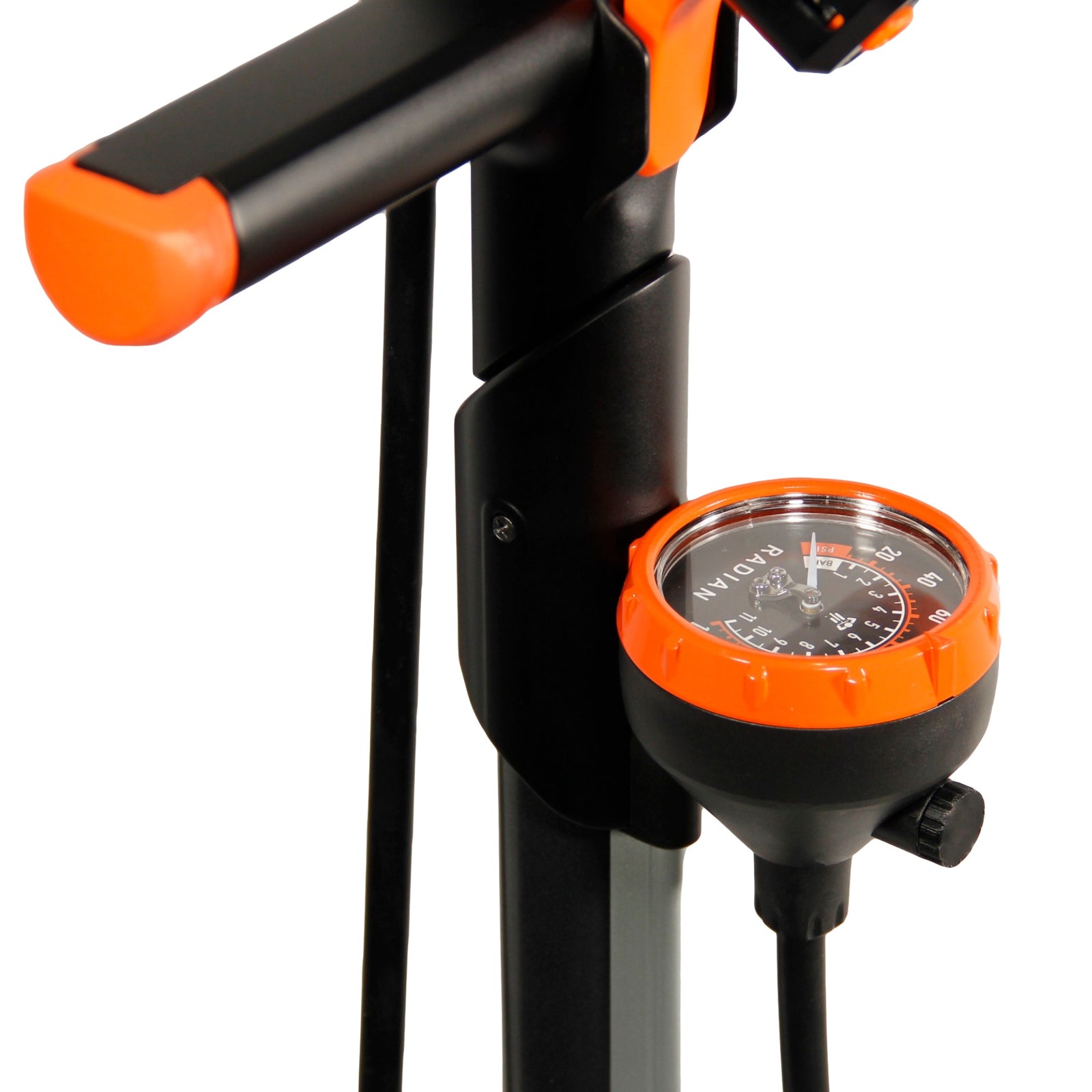 Zilch Bike Floor Pump with Analog Gauge, Premium Inflation Tool for Your Bicycle